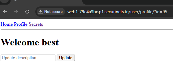 Noticed: our id is 95